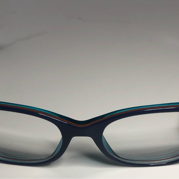 Vogue Eyeglass Frames. Turquoise And Multicolored. Frames Only. - Picture 5 of 10